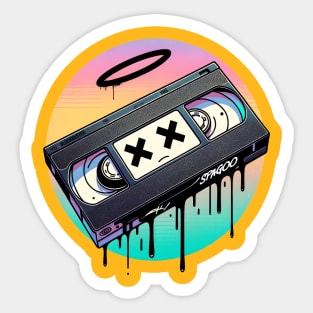 Rewind Retro Sticker